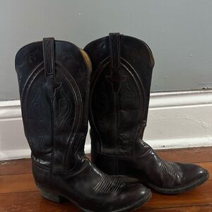 Lucchese Women’s Leather Cowboy Boots
